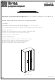 Birlea LYNWD3WBK Assembly Instructions Manual
