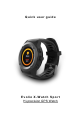 Evolio X-Watch Sport Quick User Manual
