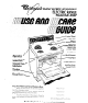 Whirlpool RJE-385P Use And Care Manual