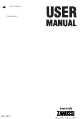 Zanussi ZDS 201 User Manual