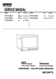 Sony PVM-20M2U Service Manual