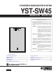 Yamaha YST-SW45 Service Manual