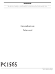 DSC pc1565 Installation Manual