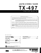 Yamaha TX-497 Service Manual