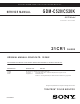 Sony GDM-C520 Service Manual