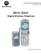 Motorola E815 Service Manual