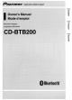 Pioneer CD-BTB200 Owner's Manual
