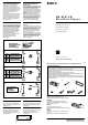 Sony MDX-C5970R Installation Instructions