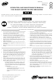 Ingersoll-Rand IR45VRA Operation And Maintenance Manual