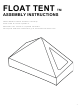 ZEN FLOAT TENT Assembly Instructions Manual