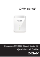 D-Link DHP-601AV Quick Install Manual