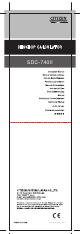 Citizen SDC-740II Instruction Manual