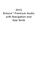 Toyota Entune 2015 Manual