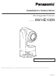 Panasonic AW-HE100N Installation Instructions Manual