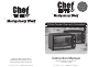 Chef Tested FCO23B CT, FCO25R CT Instruction Manual