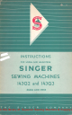 Singer 143G2 Instruction Manual