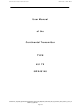 Continental Automotive 451 TX User Manual