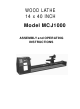 ADENDORFF MCJ1000 Assembly And Operating Manual