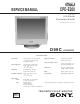 Sony CPD-E200 Service Manual