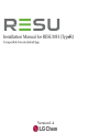 LG RESU10H Installation Manual