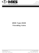 MKS 253B-2-2-2 Instruction Manual