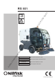 Nilfisk-Advance RS 501 Instructions For Use Manual