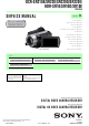 Sony DCR-SR210E Service Manual
