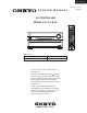 Onkyo PR-SC886 Service Manual