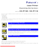 Panasonic KX-P7105 Operating Instructions Manual