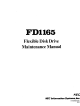 NEC FD1165 Maintenance Manual