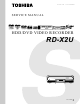 Toshiba RD-X2U Service Manual