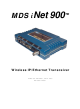 Microwave Data Systems iNet 900 Quick Start Manual