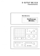 Hameg HM 604-2 Manual