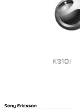 Sony Ericsson K310i User Manual