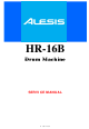 Alesis HR-16 Service Manual