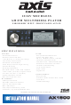Axis AX1500 Installation Manual