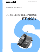 Toshiba FT-8981 Service Manual