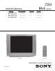Sony KD-27FS170 Service Manual
