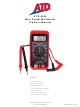 Atdec ATD-5544 Owner's Manual