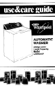 Whirlpool LA6400XP Use & Care Manual