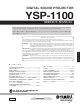 Yamaha YSP-1100U Service Manual