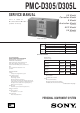 Sony PMC-D305 Service Manual