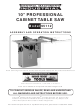 Central Machinery 95112 Assembly And Operation Instructions Manual