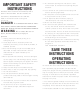 Conair BE67SNC User And Care Manual