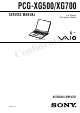 Sony PCG-XG500 Service Manual