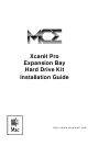 MCE Technologies Xcarét Pro Installation Manual