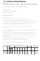 NARVI NME 450 Installation Manual