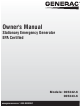 Generac Power Systems 005342-6 Owner's Manual