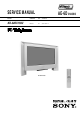 Sony KD-32DX150U Service Manual