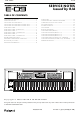 Roland E-09 Service Notes